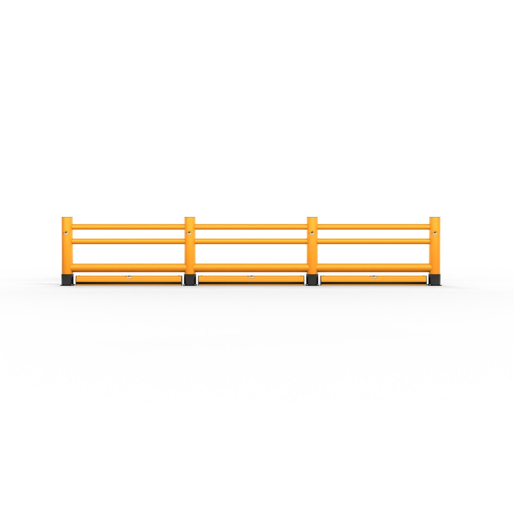 Produktabbildung Nr. 5: A.M.P.E.R.E. Rammschutzgeländer Rack Mammut®, Handlauf Einzelplanke Extra, Länge 8,00 m