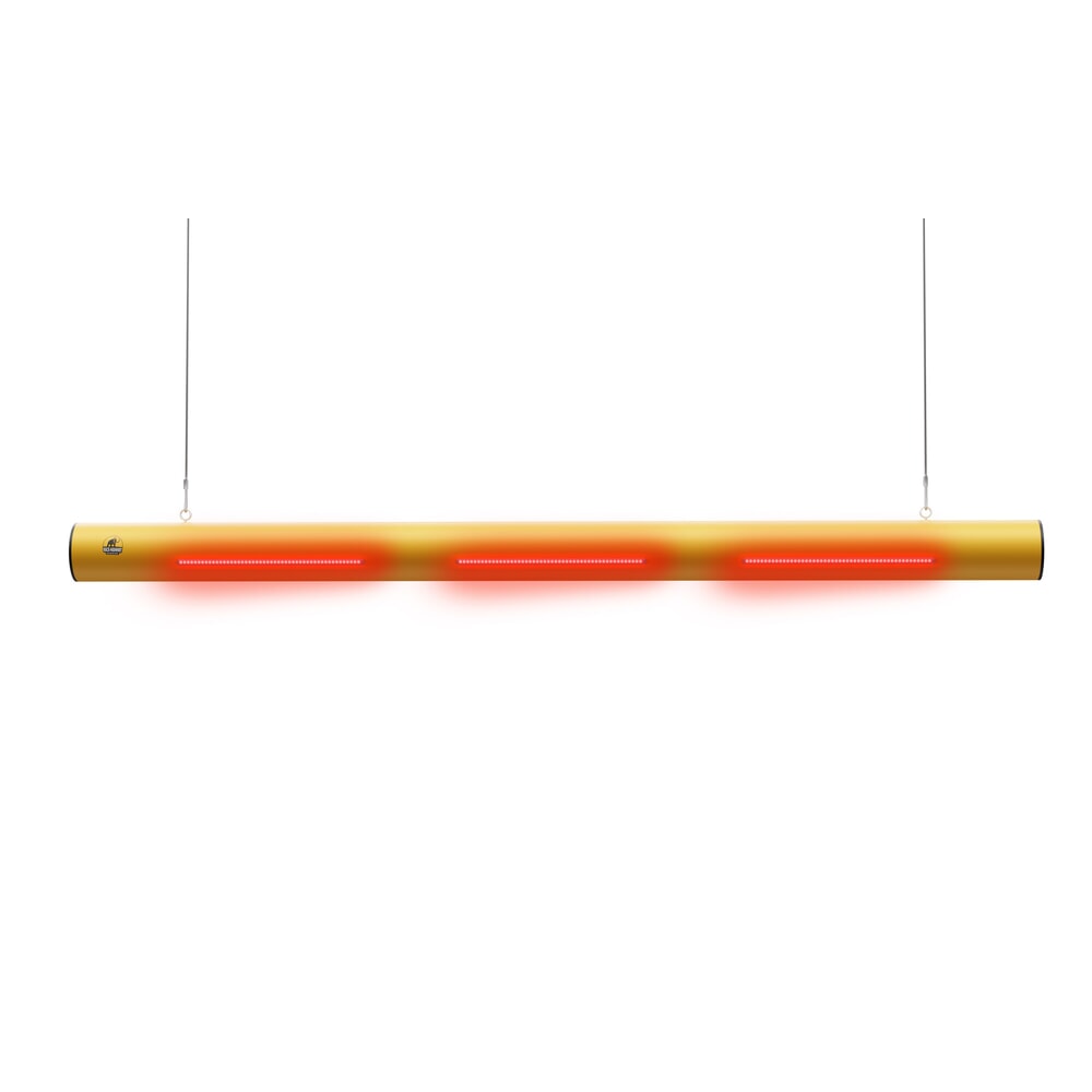 Produktabbildung: Höhenbegrenzer-Alarm für A.M.P.E.R.E. Rammschutzplanke Rack Mammut®, Länge 2,00 m