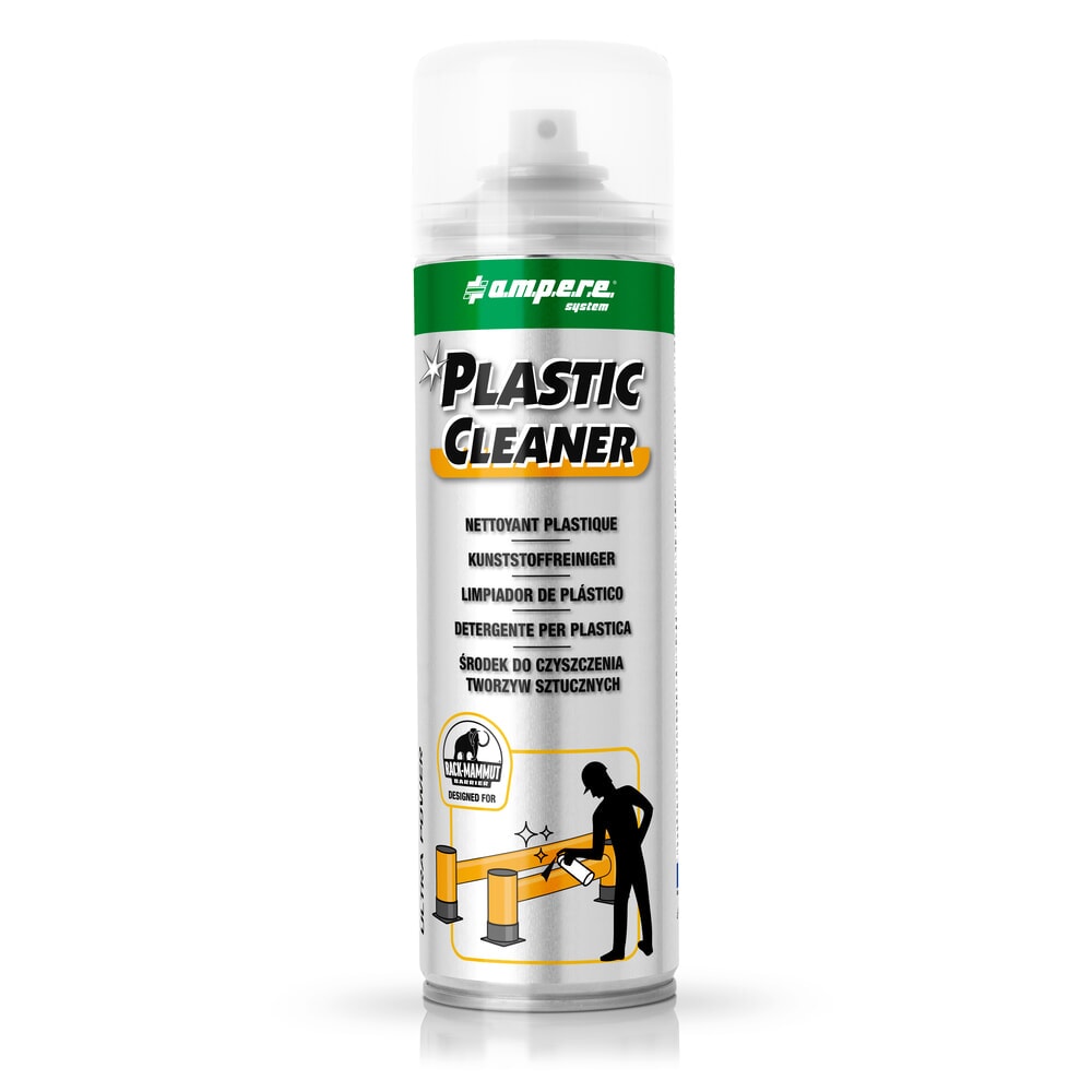 Produktabbildung: Plastikreiniger für A.M.P.E.R.E. Rammschutzplanke Rack Mammut®