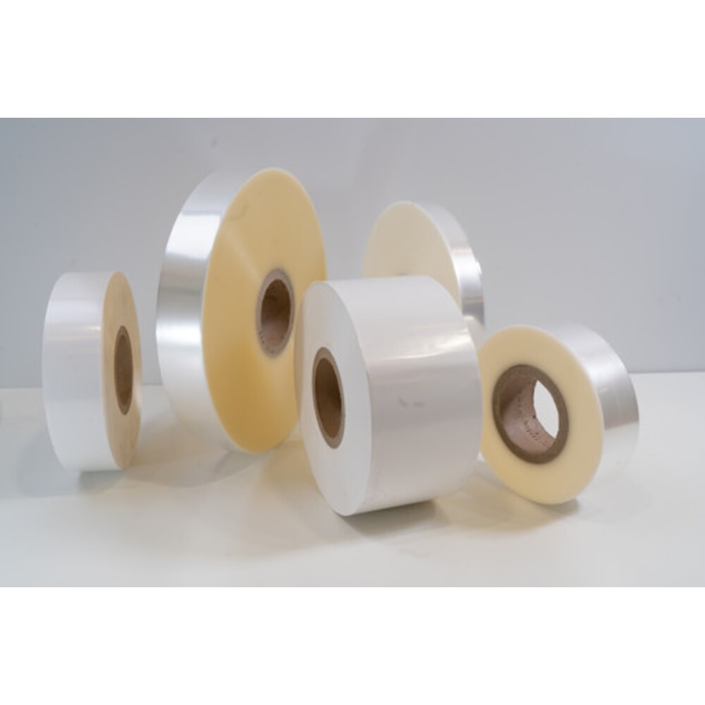 Produktabbildung: Banderolierband für Umreifungsmaschine EASY 4720, Folie, 29 mm x 800 lfm, transparent