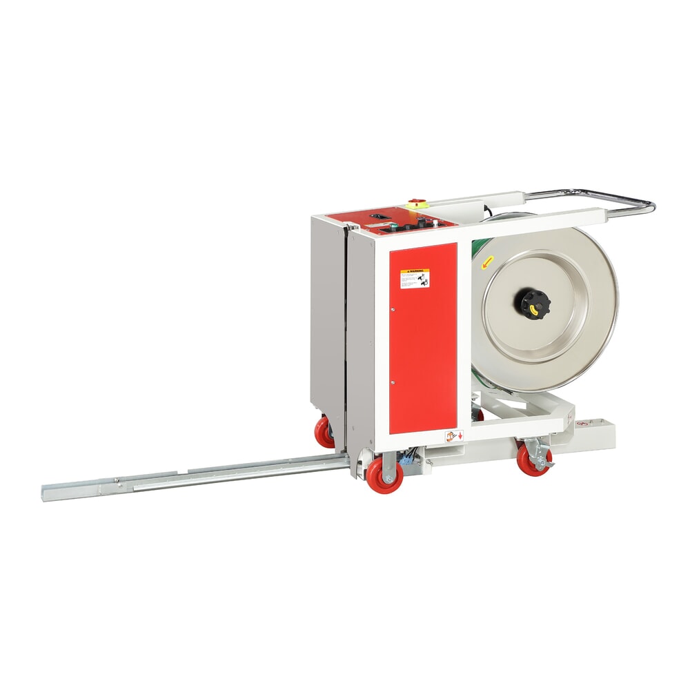 Produktabbildung: Palettenumreifungsmaschine TP-602 MV für Bandbreite 15,5 mm, halbautomatisch