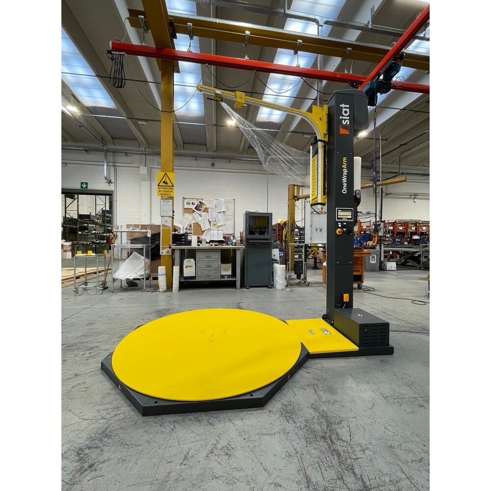 Produktabbildung Nr. 4: SIAT Palettenwickler PS OneWrap "LP", motorische Vordehnung (Powerstretch) 200 %, Drehteller Ø 1.650 mm, Wickelhöhe 1.900 mm