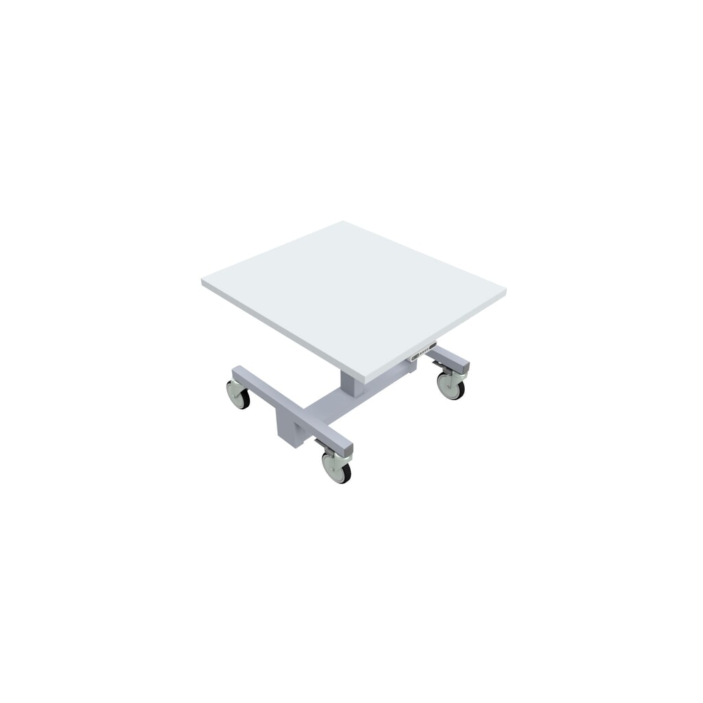 Rocholz Höhenverstellbarer Packtisch, elektrisch, mobil, HxBxT 554–854 mm x 700 mm x 800 mm Produktabbildung Nr. 3: Rocholz Höhenverstellbarer Packtisch, elektrisch, mobil, HxBxT 554–854 mm x 700 mm x 800 mm
