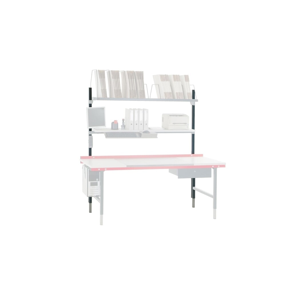 Produktabbildung: Befestigungsholme für Rocholz Packtisch SYSTEM 2000, lang