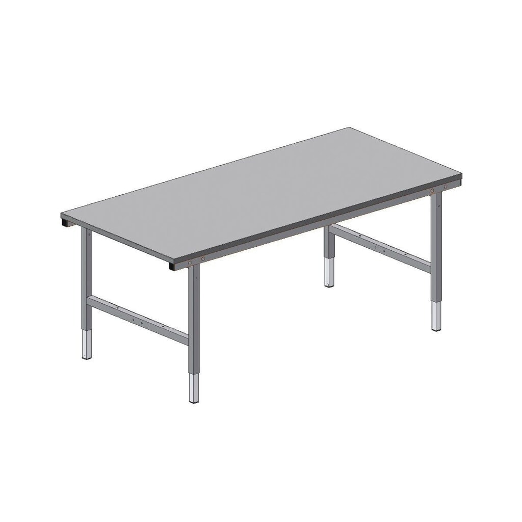 Rocholz Höhenverstellbarer Packtisch SYSTEM 2000, elektrisch, HxBxT 710–960 mm x 1600 mm x 800 mm Produktabbildung Nr. 2: Rocholz Höhenverstellbarer Packtisch SYSTEM 2000, elektrisch, HxBxT 710–960 mm x 1600 mm x 800 mm