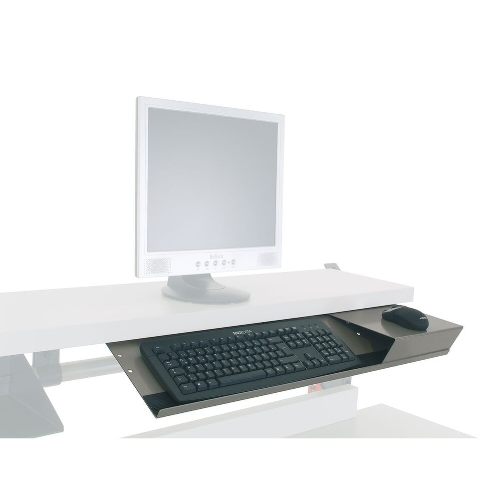 Produktabbildung: Tastatur- und Mausablage für Rocholz Packtisch SYSTEM 2000, HxBxT 20 mm x 760 mm x 210 mm
