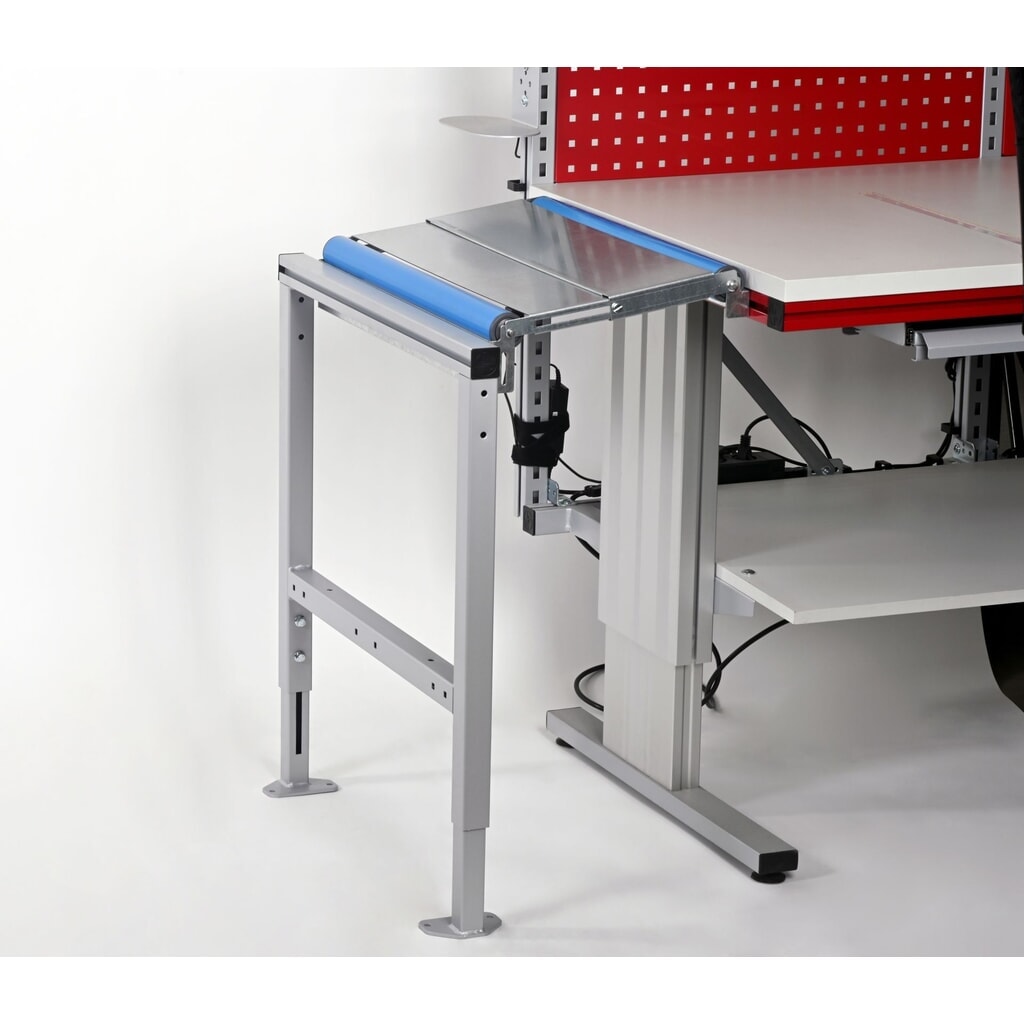 Produktabbildung: Fußgestell zur Montage der Übergangsbrücke für Rocholz Packtisch SYSTEM FLEX