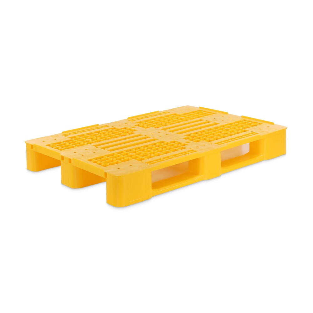 Produktabbildung: Alpha EURO-Kunststoffpalette, Polyethylen, gelb