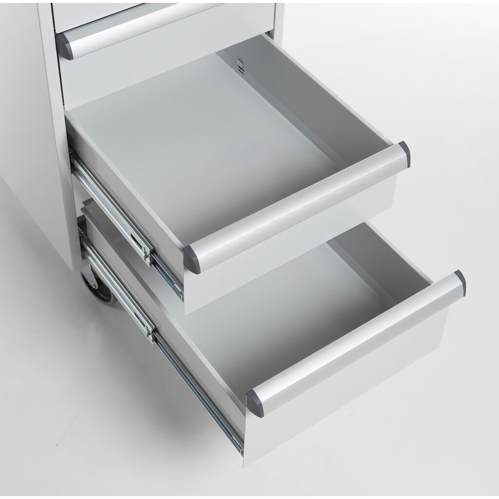 Produktabbildung Nr. 3: TRESTON Schubladenblock 45/56-2 Standard, ESD, HxBxT 700 x 450 x 520 mm, Schubladen: 2x 100 mm, 2x 150 mm, mit Rollen
