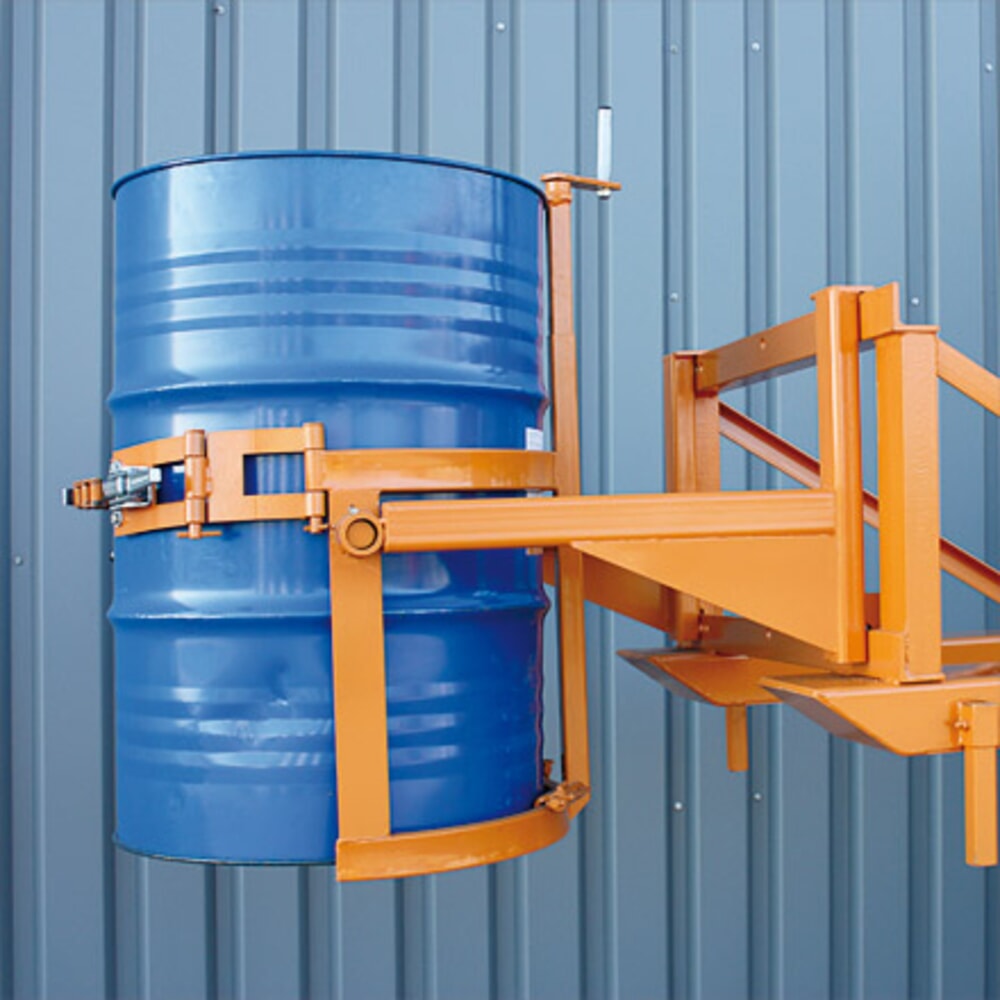 Produktabbildung Nr. 3: Eichinger® Fasskipper, Kurbel, 1 x Fass reinorange