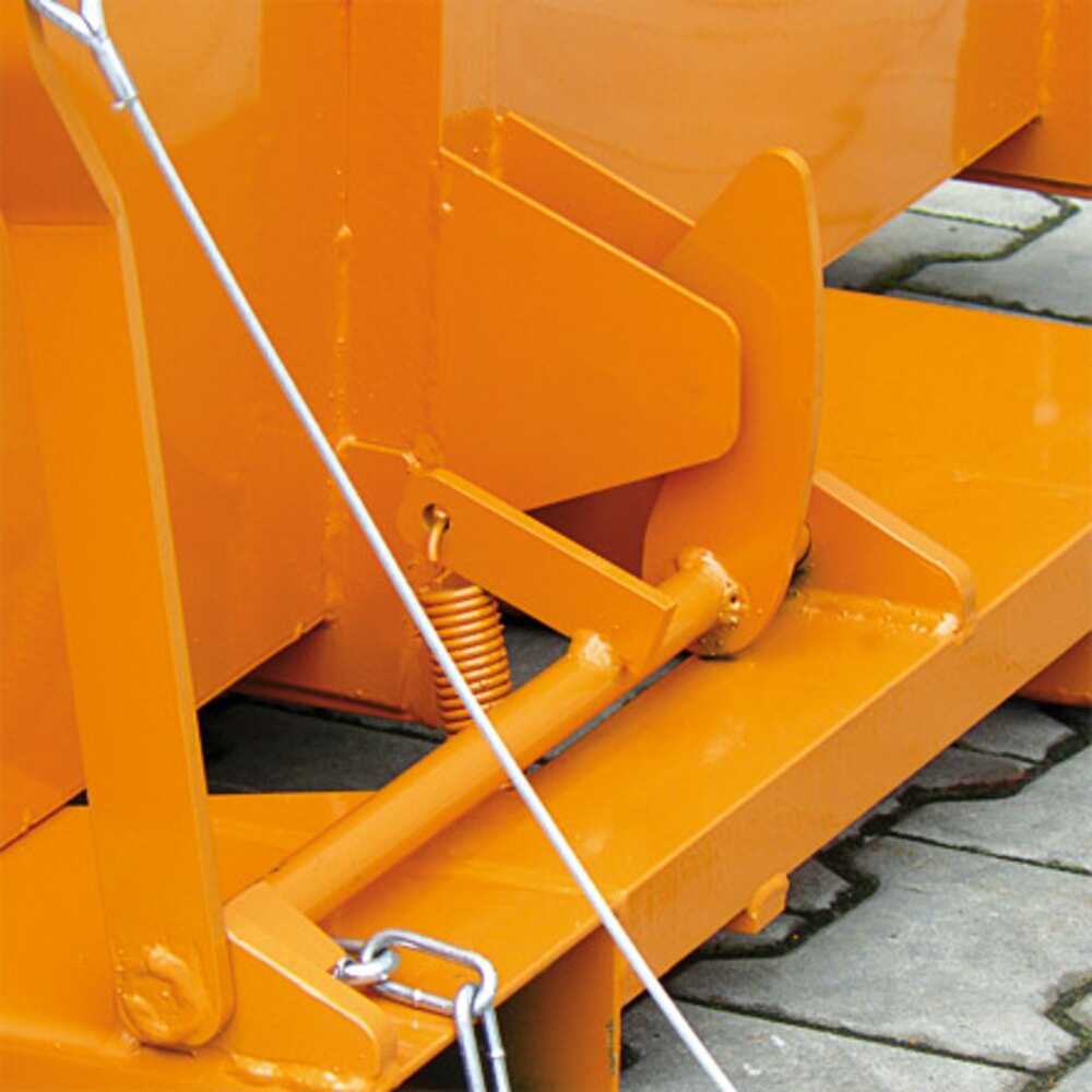 Produktabbildung Nr. 3: Eichinger® Langholz-Sammelplattform mit Seitenrampen, 500 kg feuerverzinkt