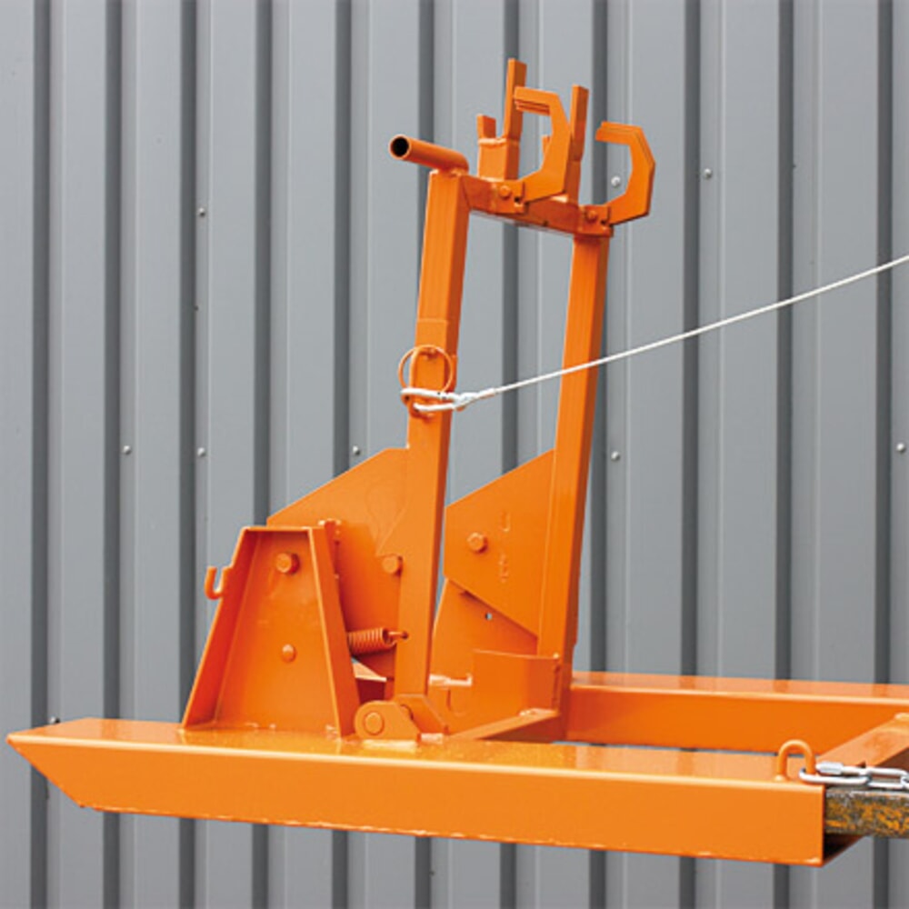 Produktabbildung Nr. 3: Eichinger® Mülltonnenkipper für Haushaltstonnen, 600 kg, 80 bzw 120 Liter Tonne reinorange