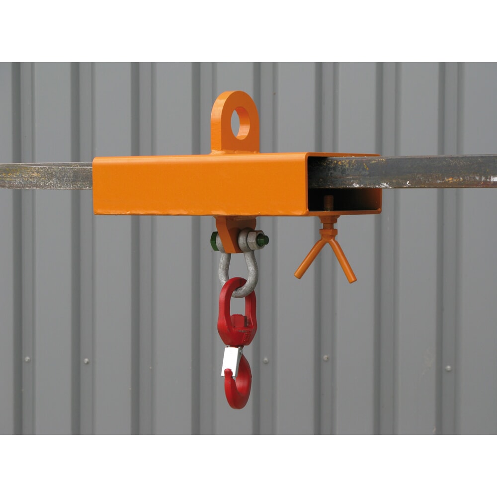 Produktabbildung Nr. 4: Eichinger® Lasthaken Stapler-Aufsatz für 1 Zinken, 1000 kg,  reinorange