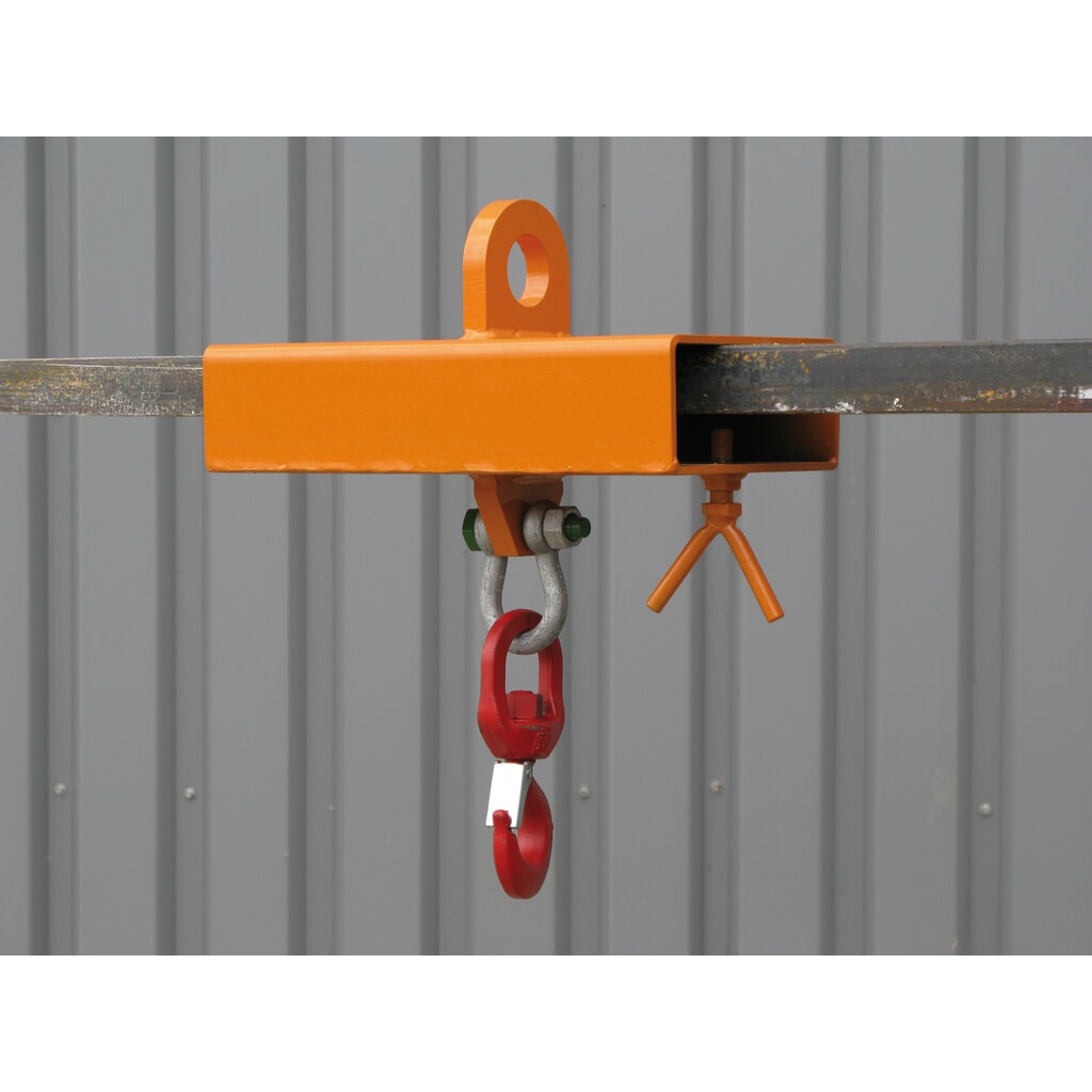 Produktabbildung Nr. 4: Eichinger® Lasthaken Stapler-Aufsatz für 1 Zinken, 1000 kg,  reinorange