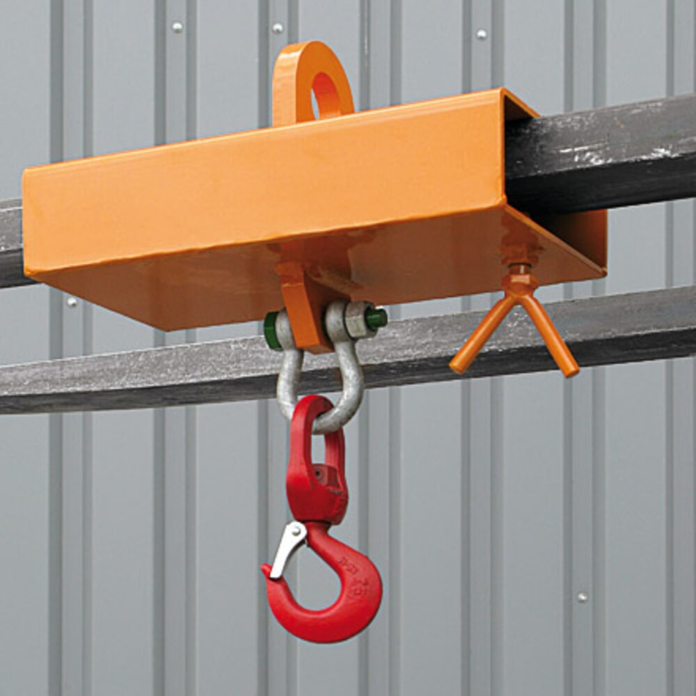Produktabbildung Nr. 5: Eichinger® Lasthaken Stapler-Aufsatz für 1 Zinken, 1000 kg,  reinorange