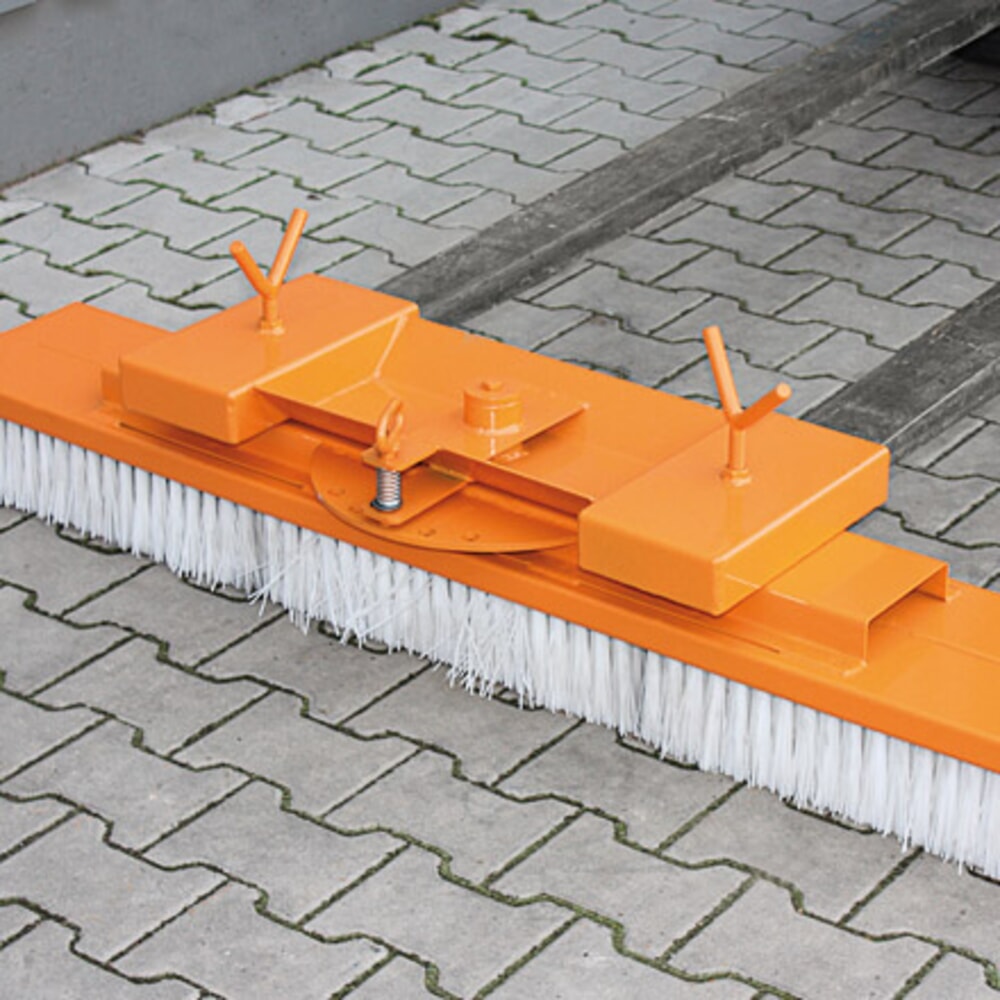 Produktabbildung Nr. 3: Eichinger® Kehrbesen für Gabelstapler, Radlader, etc., Breite 1000 mm reinorange