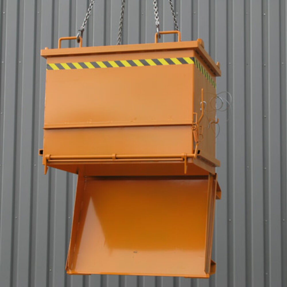 Produktabbildung Nr. 5: Eichinger® Baustoff-Container mit Klappboden, 1000 kg, 300 Liter enzianblau