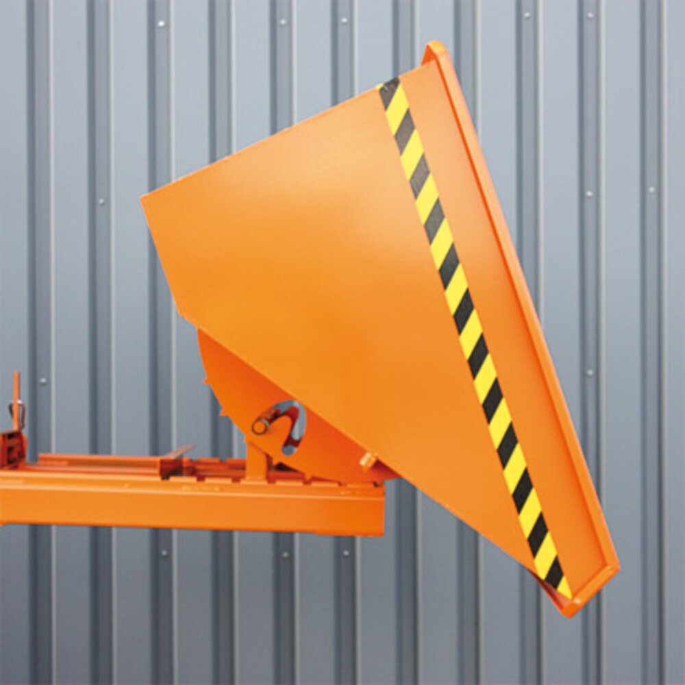 Produktabbildung Nr. 3: Eichinger® Schwerlast-Kippbehälter mit Abrollkufen, 1500 kg, 1250 Liter, anthrazitgrau