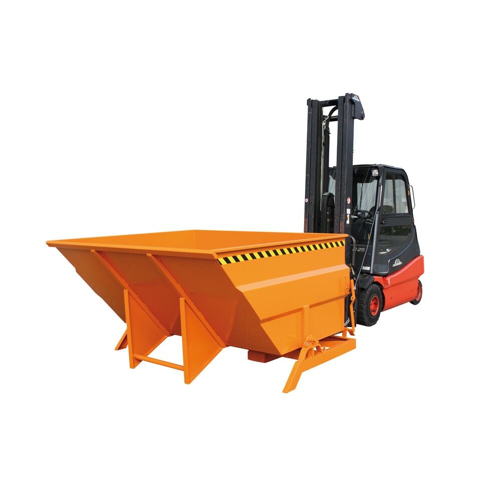 Produktabbildung Nr. 3: Eichinger® Kippbehälter extragroß und massiv, 2500 kg, 4000 Liter, reinorange