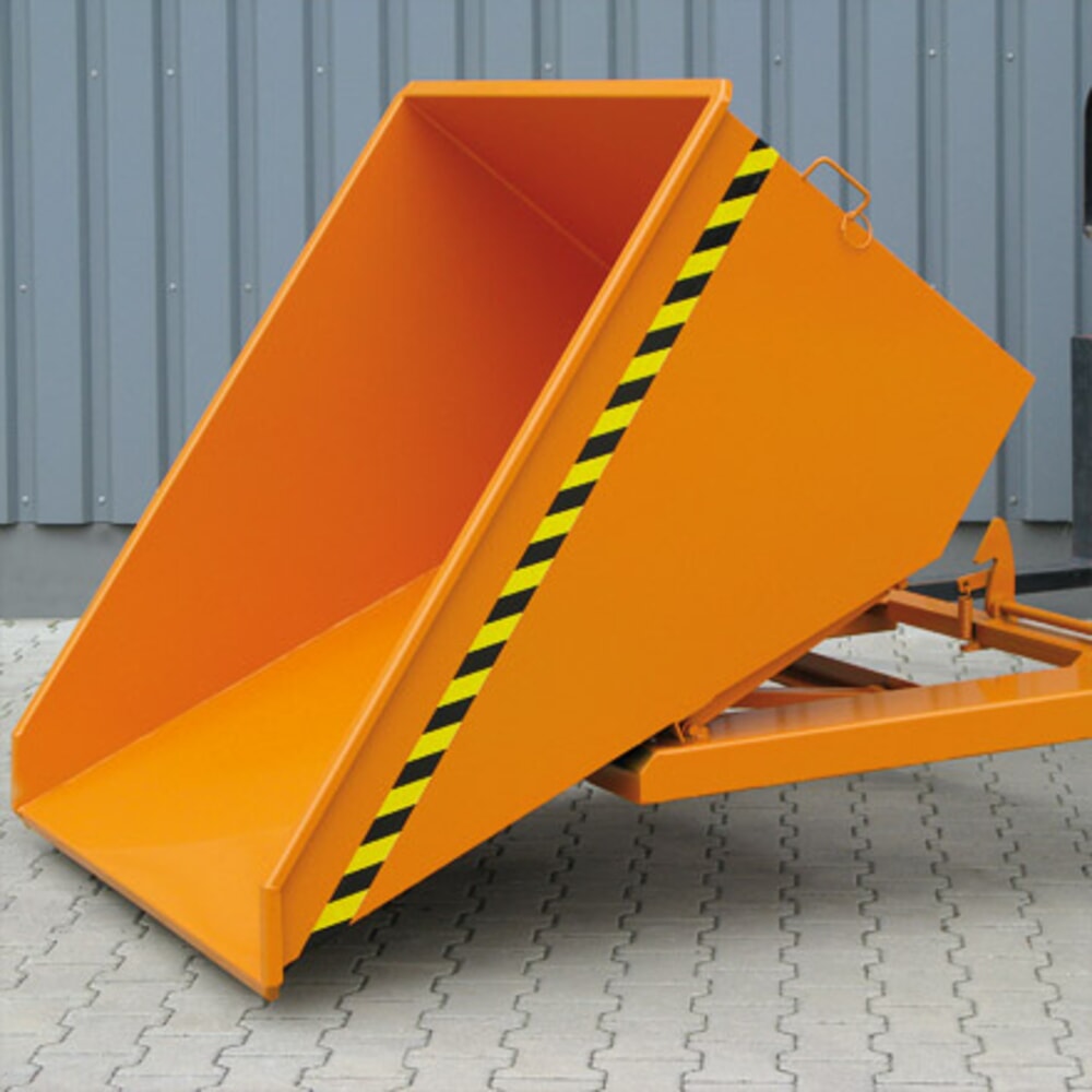 Produktabbildung Nr. 3: Eichinger® Kippbehälter in niedriger Bauhöhe, 1000 kg, 400 Liter, anthrazitgrau