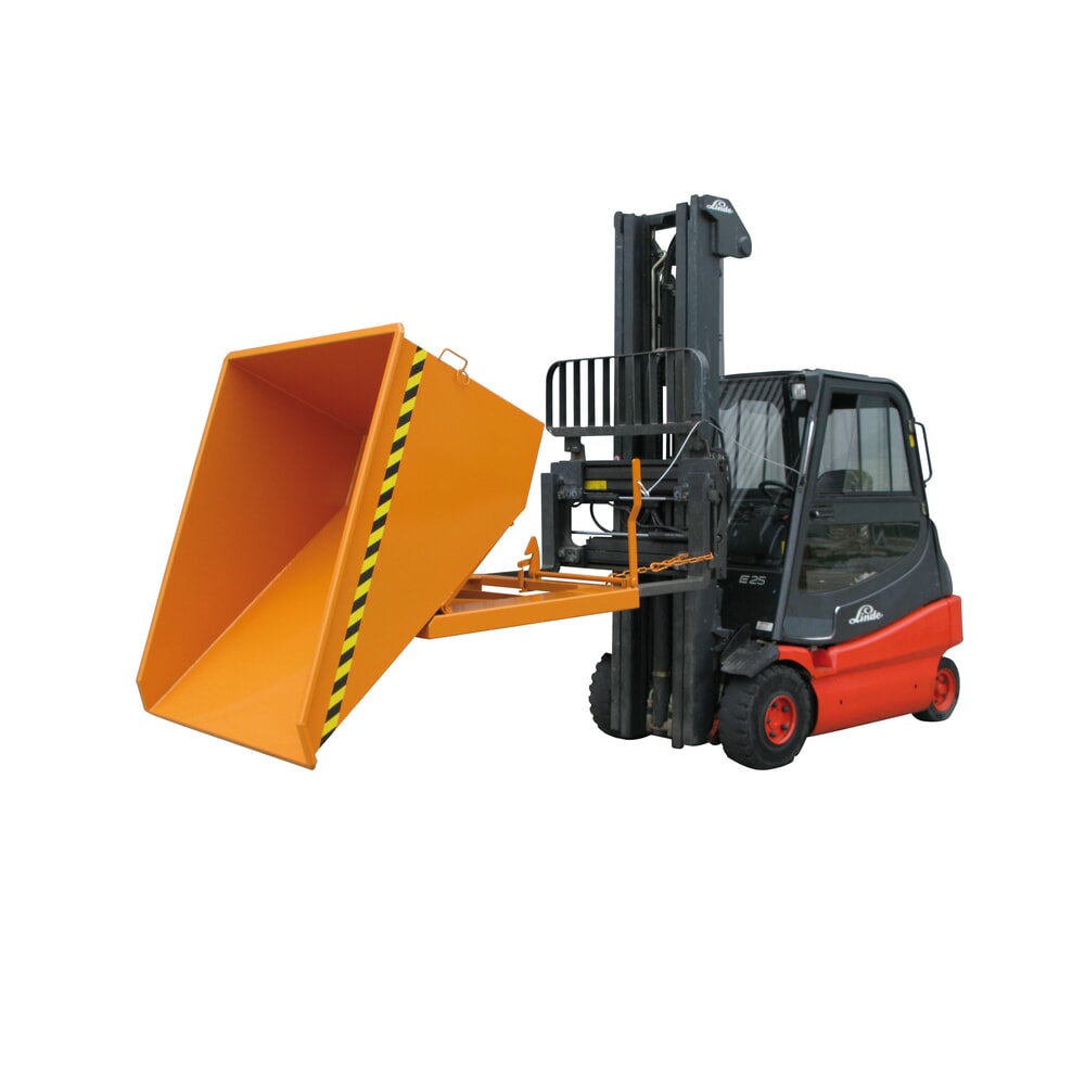Produktabbildung Nr. 4: Eichinger® Kippbehälter in niedriger Bauhöhe, 1000 kg, 400 Liter, anthrazitgrau