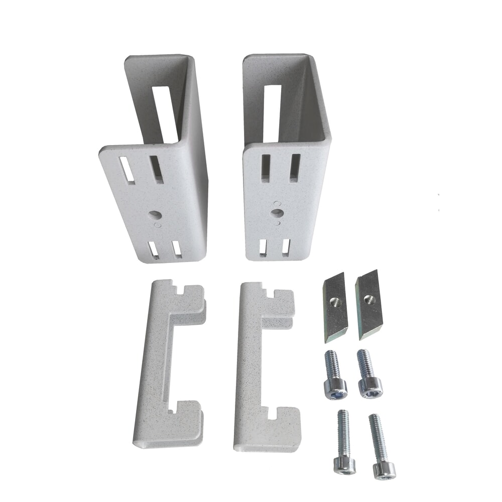 Produktabbildung: TRESTON Adapter-Set für Schwenkarme an Rasterrohren und C-Aufbauprofilen