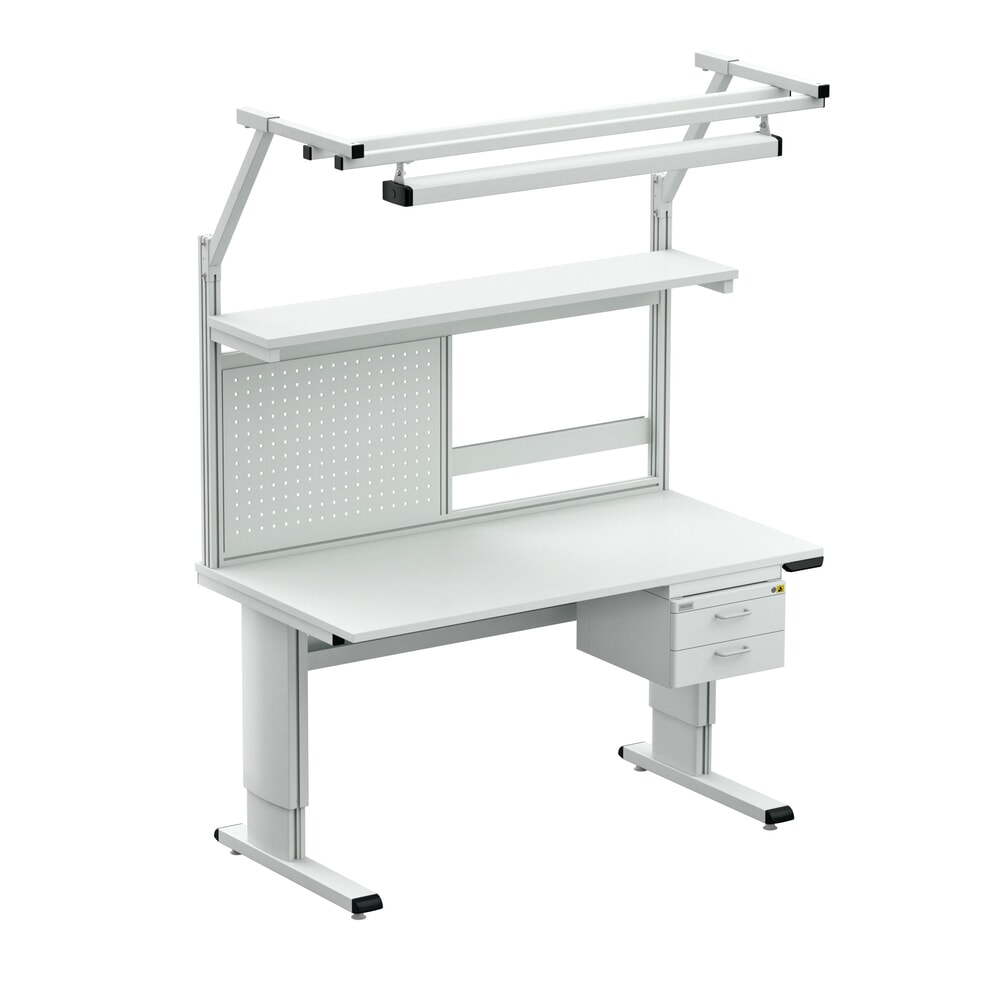 Produktabbildung Nr. 3: TRESTON Arbeitstisch, Typ WB, höhenverstellbar, elektrisch, BxT 1.073 x 800 mm