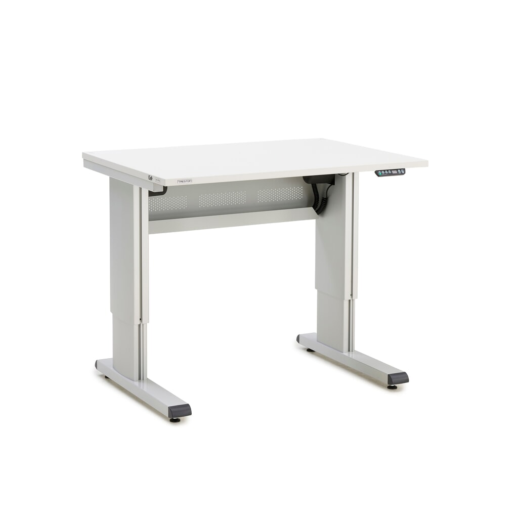 TRESTON Arbeitstisch, Typ WB, höhenverstellbar, elektrisch, BxT 1.073 x 800 mm Produktabbildung: TRESTON Arbeitstisch, Typ WB, höhenverstellbar, elektrisch, BxT 1.073 x 800 mm