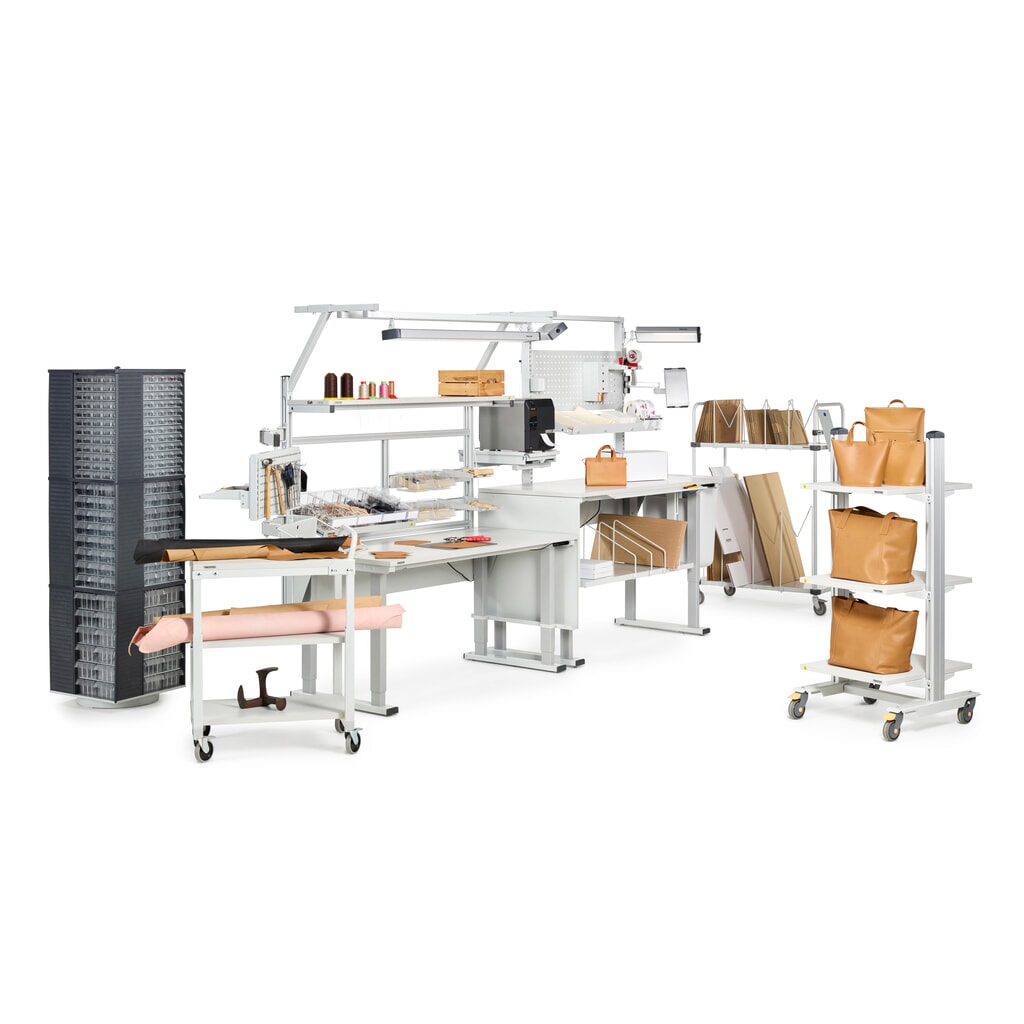 TRESTON Drehständer für Kleinteilemagazine Premium, Tragkraft 400 kg, BxHxT 500 x 1730 x 500 mm Produktabbildung Nr. 3: TRESTON Drehständer für Kleinteilemagazine Premium, Tragkraft 400 kg, BxHxT 500 x 1730 x 500 mm