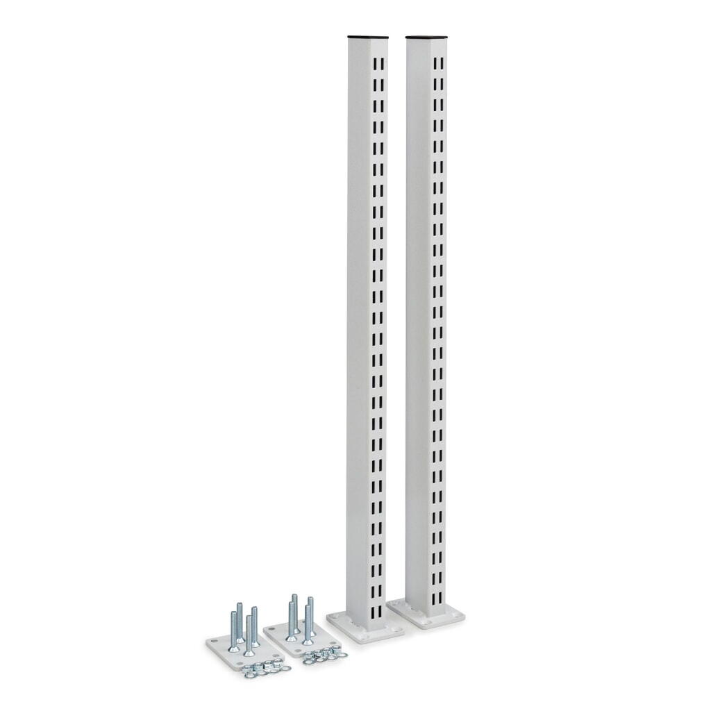Produktabbildung: Rasterrohre für TRESTON TED-Arbeitstisch, mit Flansch, Höhe 790 mm, 2 Stk/VE