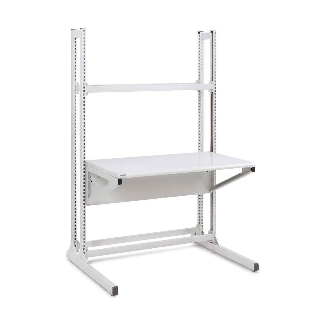 Produktabbildung: TRESTON Arbeitstisch Quick Edge, manuell höhenverstellbar, BxT 1.150 x 700 mm