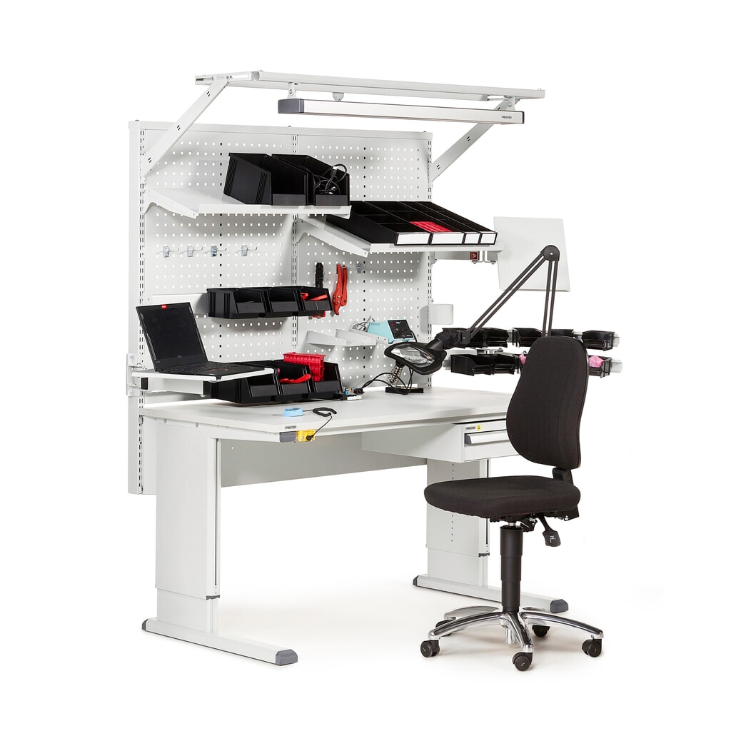 TRESTON Arbeitsstuhl Ergo 30, ESD, schwarz Produktabbildung Nr. 4: TRESTON Arbeitsstuhl Ergo 30, ESD, schwarz