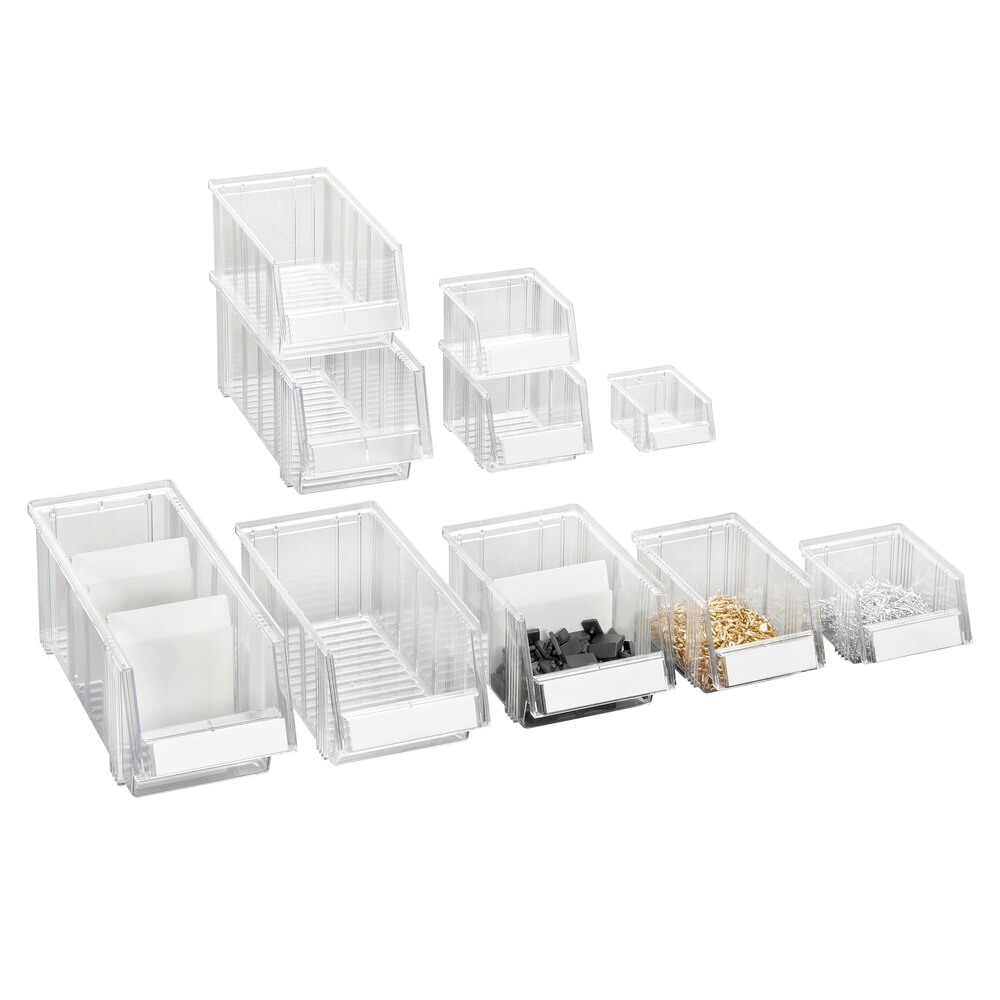 Produktabbildung Nr. 3: TRESTON Sichtlagerkästen, transparent, HxBxT 130 x 149 x 250 mm