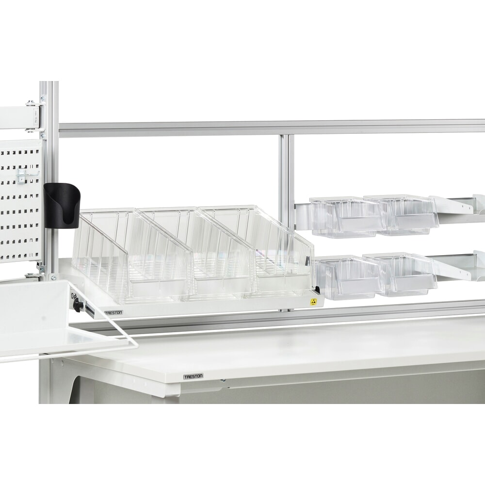 Produktabbildung Nr. 4: TRESTON Sichtlagerkästen, transparent, HxBxT 130 x 149 x 250 mm