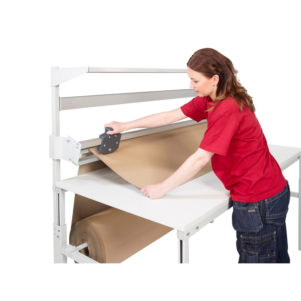 TRESTON unterer Papierrollenhalter, Breite 1.800 mm Produktabbildung Nr. 3: TRESTON unterer Papierrollenhalter, Breite 1.800 mm