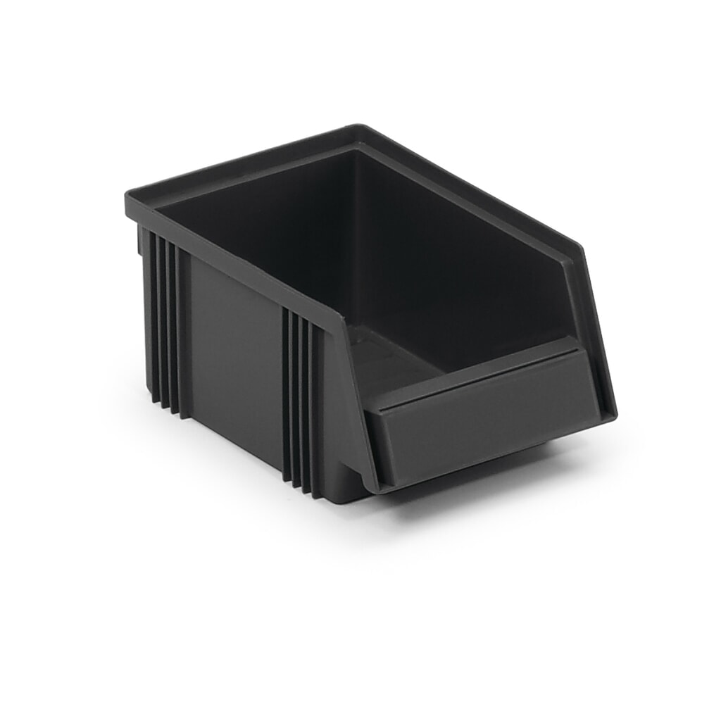 Produktabbildung: TRESTON Sichtlagerkasten, ESD, HxBxT 75 x 105 x 165 mm