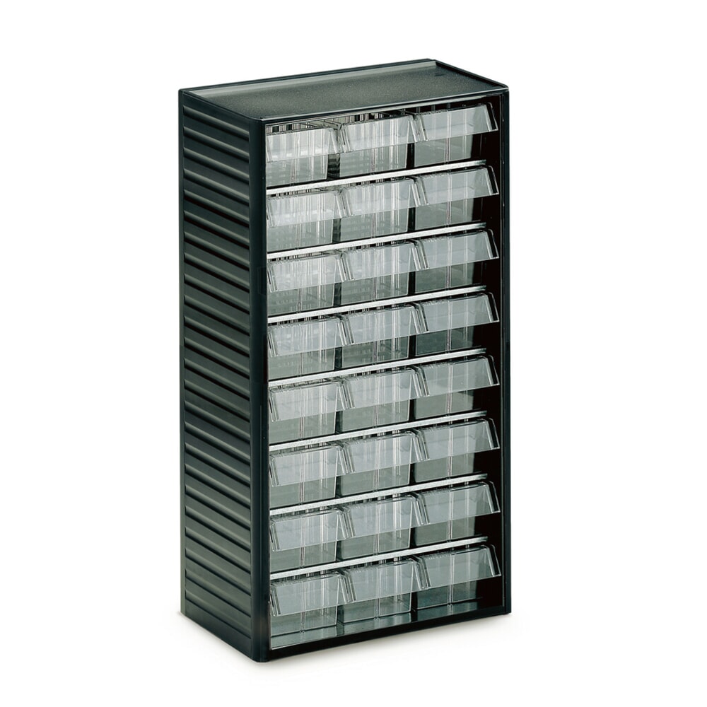 Produktabbildung: TRESTON Kleinteilemagazin Premium, Höhe 550 mm, 24 Schubladen Breite 92 mm