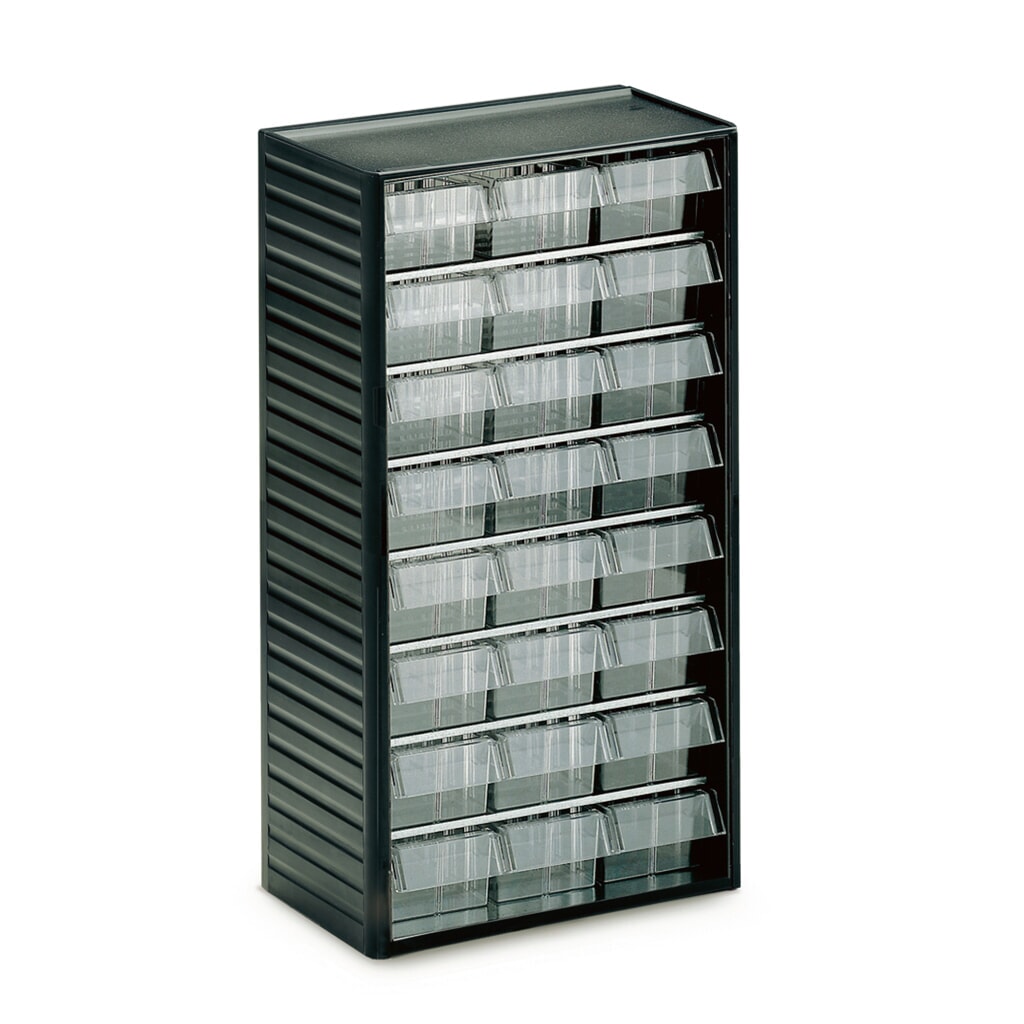 TRESTON Kleinteilemagazin Premium, Höhe 550 mm, 24 Schubladen Breite 92 mm Produktabbildung: TRESTON Kleinteilemagazin Premium, Höhe 550 mm, 24 Schubladen Breite 92 mm