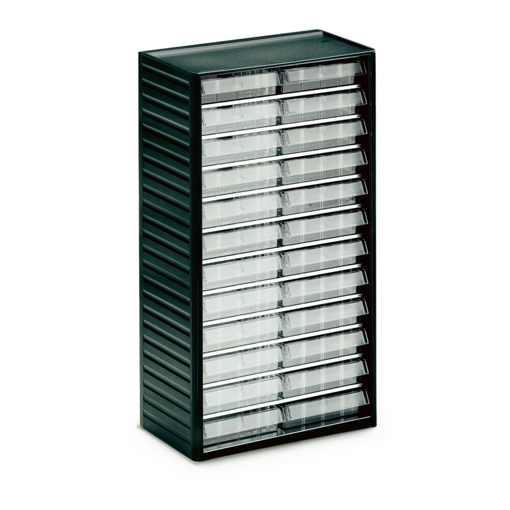 Produktabbildung Nr. 1: TRESTON Kleinteilemagazin Premium, Höhe 550 mm, 24 Schubladen Breite 138 mm