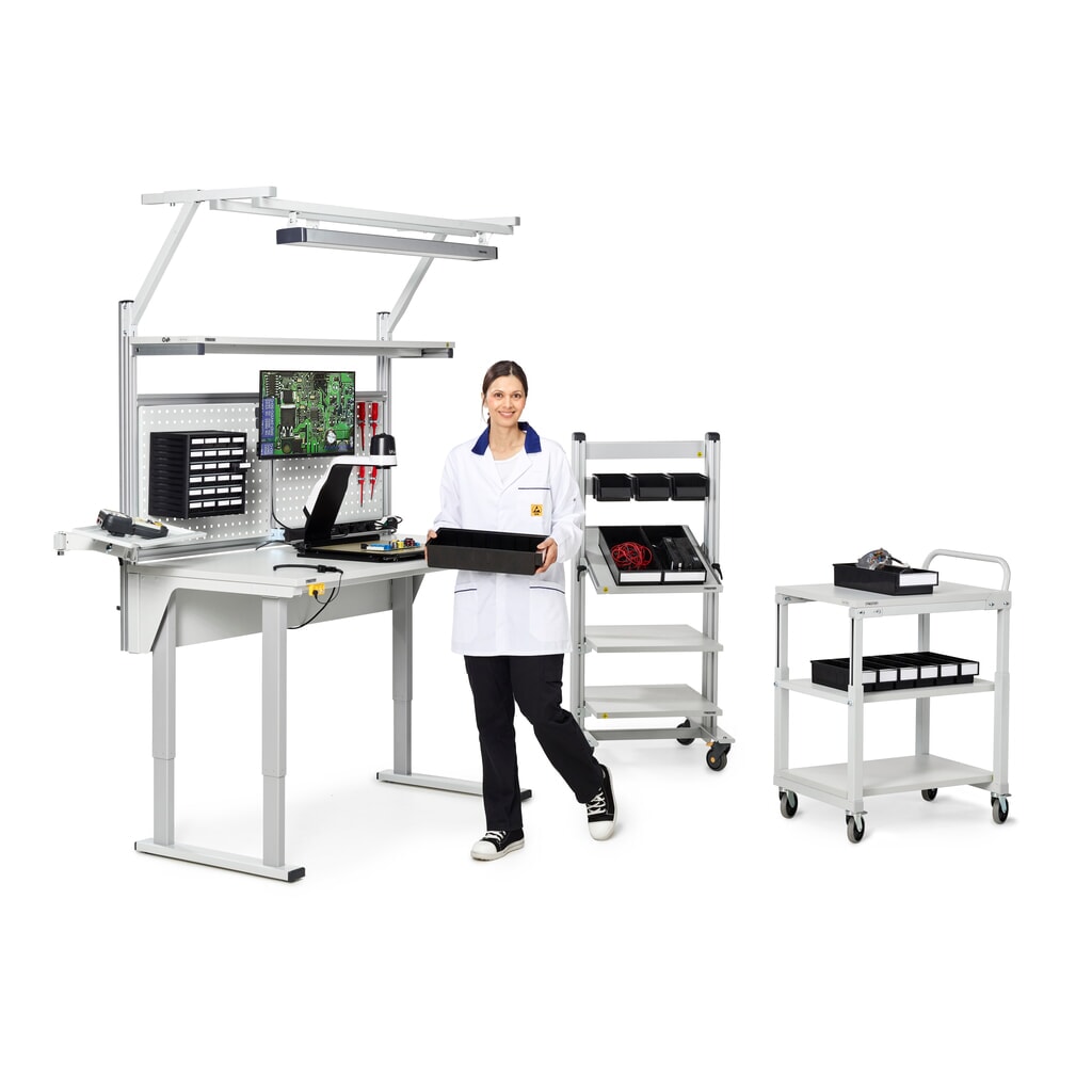 Produktabbildung Nr. 6: TRESTON Tischwagen, TK 150 kg, BxT 700 x 500 mm