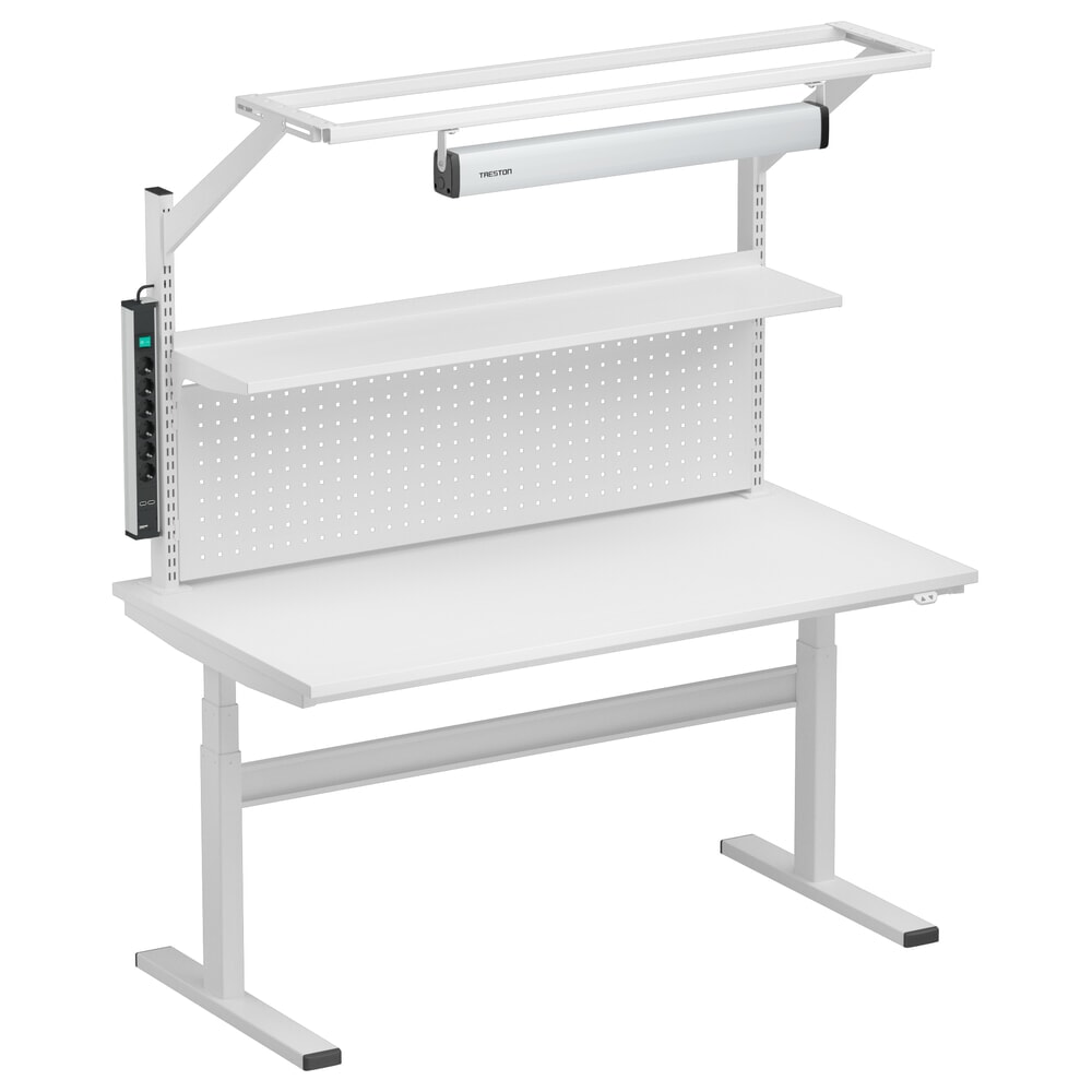 Produktabbildung Nr. 5: Rasterrohre für TRESTON TED-Arbeitstisch, mit Flansch, Höhe 790 mm, 2 Stk/VE
