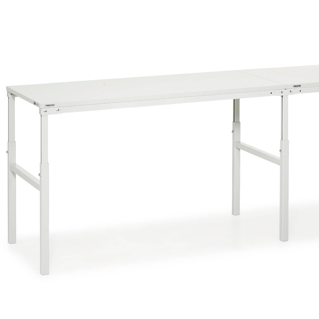 Anbautisch für TRESTON Arbeitsplatzsystem, höhenverstellbar, TK 150 kg, BxT 1.000 x 700 mm Produktabbildung Nr. 5: Anbautisch für TRESTON Arbeitsplatzsystem, höhenverstellbar, TK 150 kg, BxT 1.000 x 700 mm