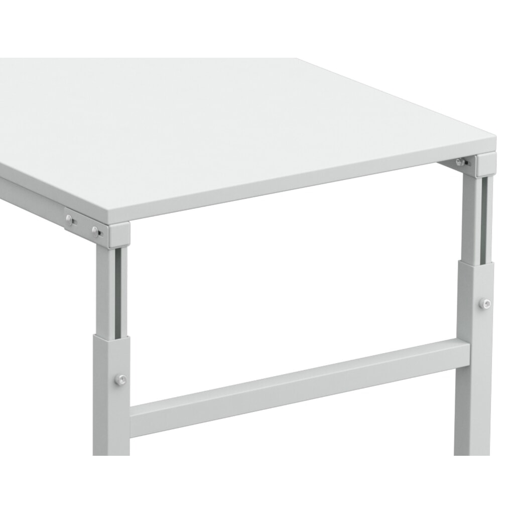 Winkel-Anbautisch für TRESTON Arbeitsplatzsystem, höhenverstellbar, TK 150 kg, BxT 1.000 x 500 mm Produktabbildung Nr. 4: Winkel-Anbautisch für TRESTON Arbeitsplatzsystem, höhenverstellbar, TK 150 kg, BxT 1.000 x 500 mm