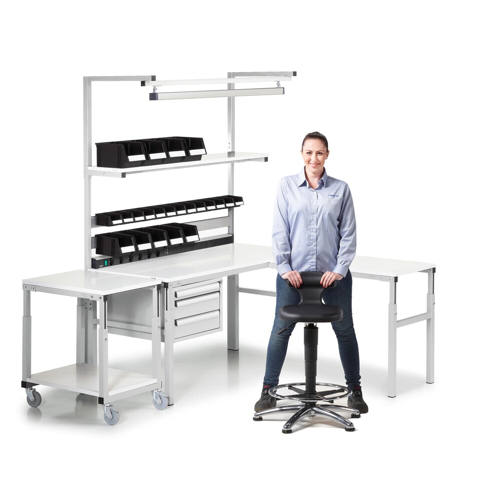 Produktabbildung Nr. 5: Unterplatte für TRESTON Tischwagen, ESD, BxT 1000 x 618 mm