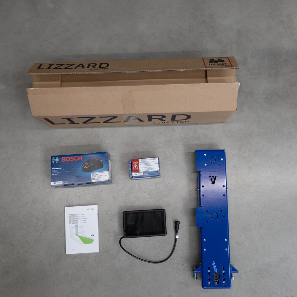 Produktabbildung Nr. 2: VETTER® LIZZARD Cam, Kamera-Gabelführungssystem, ISO 3A