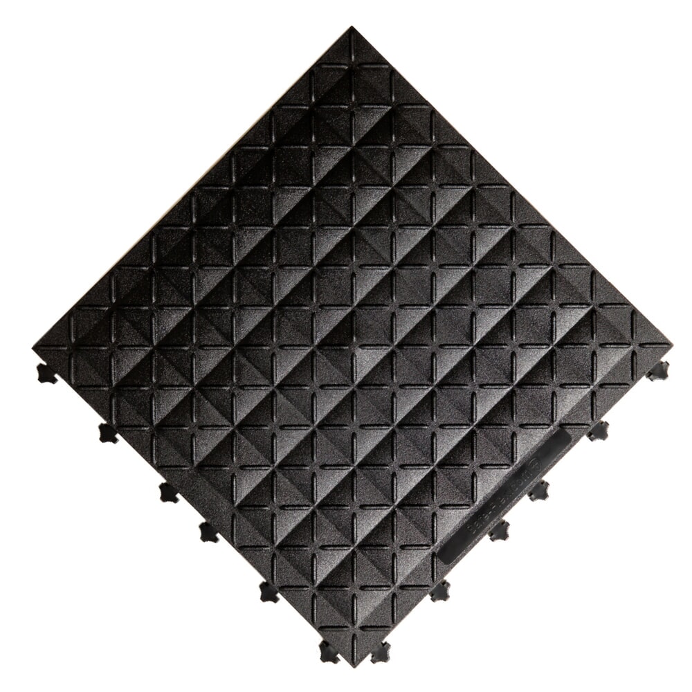 Produktabbildung: REBOURNE® Anti-Ermüdungsmatte H5, hochbelastbar, ESD-Ausführung, modulare Kachel, BxL 460 mm x 460 mm