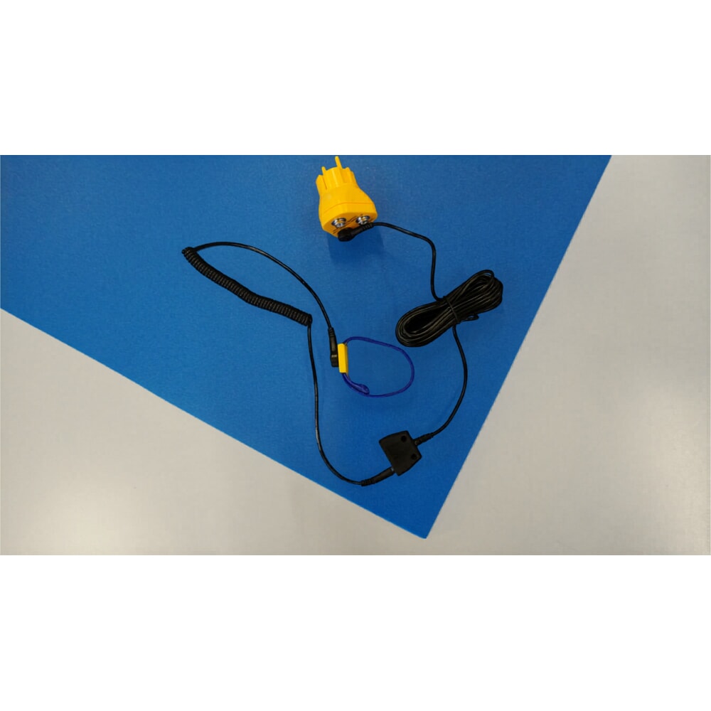 Produktabbildung Nr. 6: REBOURNE® Industriematte W3, ESD-Tischauflage, blau, BxL 600 mm x 1200 mm
