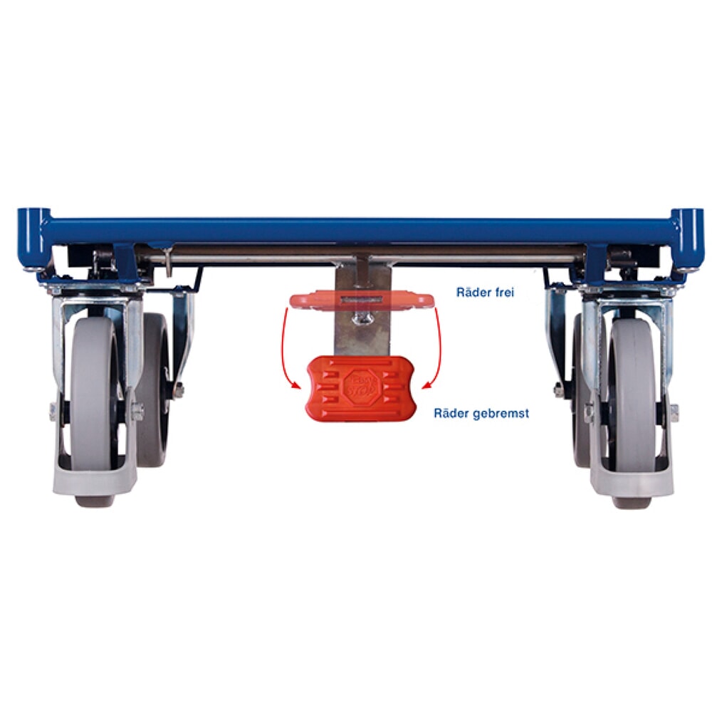 Produktabbildung Nr. 3: VARIOfit® Magazinwagen, Stahlgestell, Holzwerkstoff-Ladefläche, Ladefläche BxT 850 mm x 450 mm, anthrazitgrau