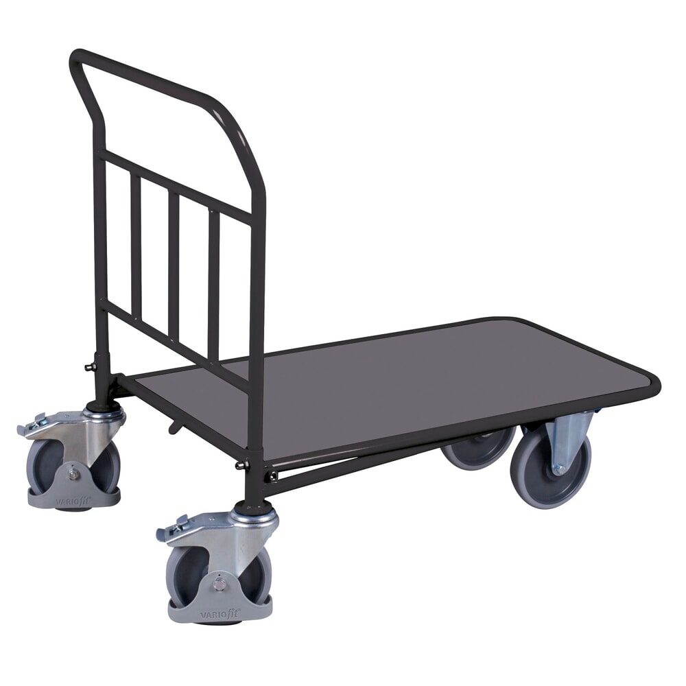 Produktabbildung Nr. 1: VARIOfit® C+C-Wagen, Stahlbügel, HxBxT 965 mm x 990 mm x 640 mm, anthrazitgrau