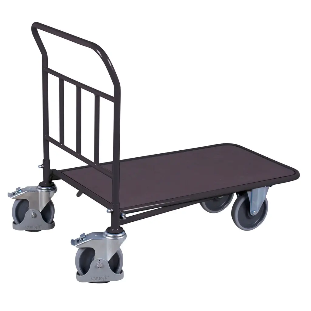 Produktabbildung: VARIOfit® C+C-Wagen, Sperrholz-Ladefläche, Siebdruckoberfläche, HxBxT 965 mm x 990 mm x 640 mm, anthrazitgrau